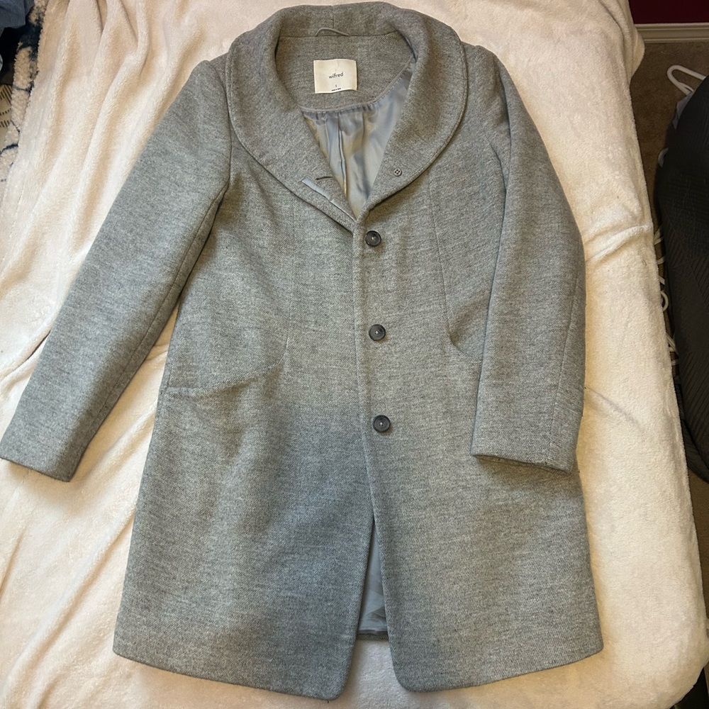 Wilfred Cocoon Virgin Wool Coat